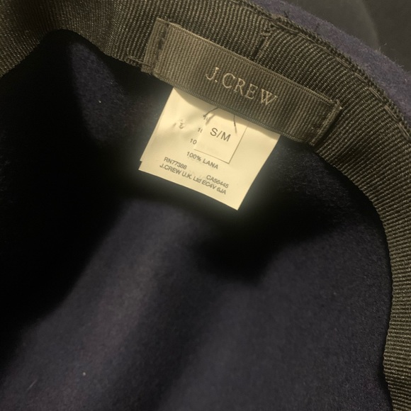 Navy blue 100% wool fedora - Picture 4 of 4